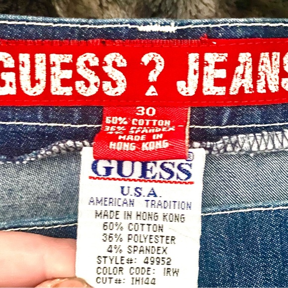 NWOT Guess blue denim shorts - Picture 4 of 6